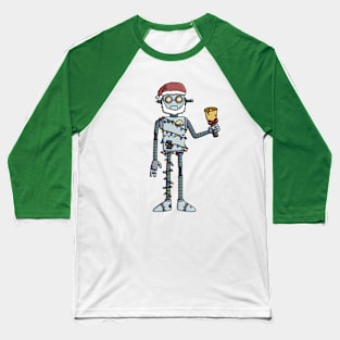 Old Robot for Christmas Baseball T-Shirt